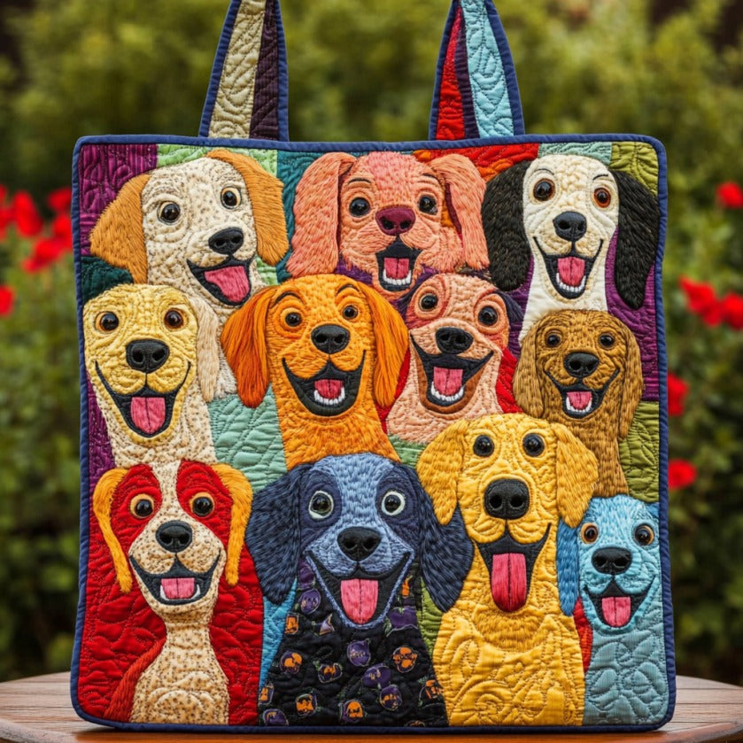 Handgemachte Tasche – Verspielter Welpe