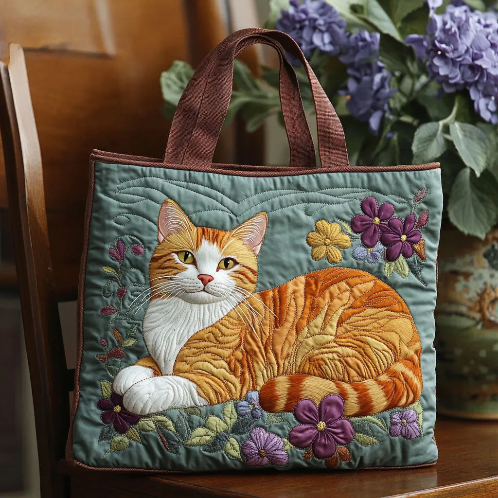 Handgemachte Tasche – Ingwerkatze