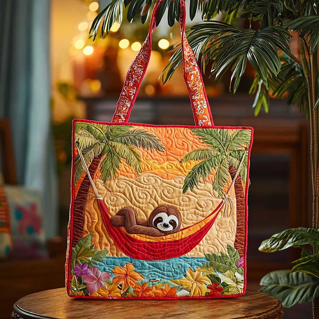 Handgemachte Tasche – Tropisches Faultier