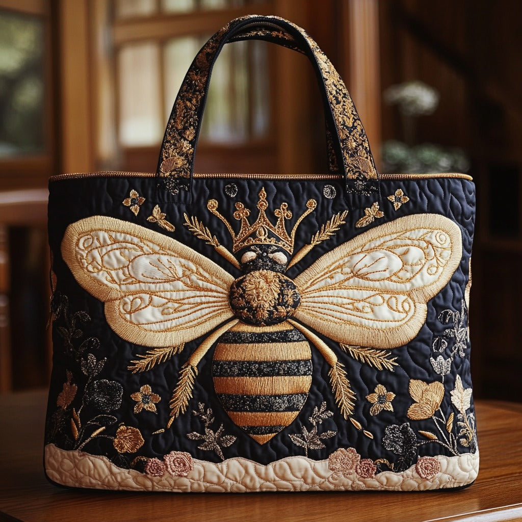 Handgemachte Tasche – Biene mit Krone