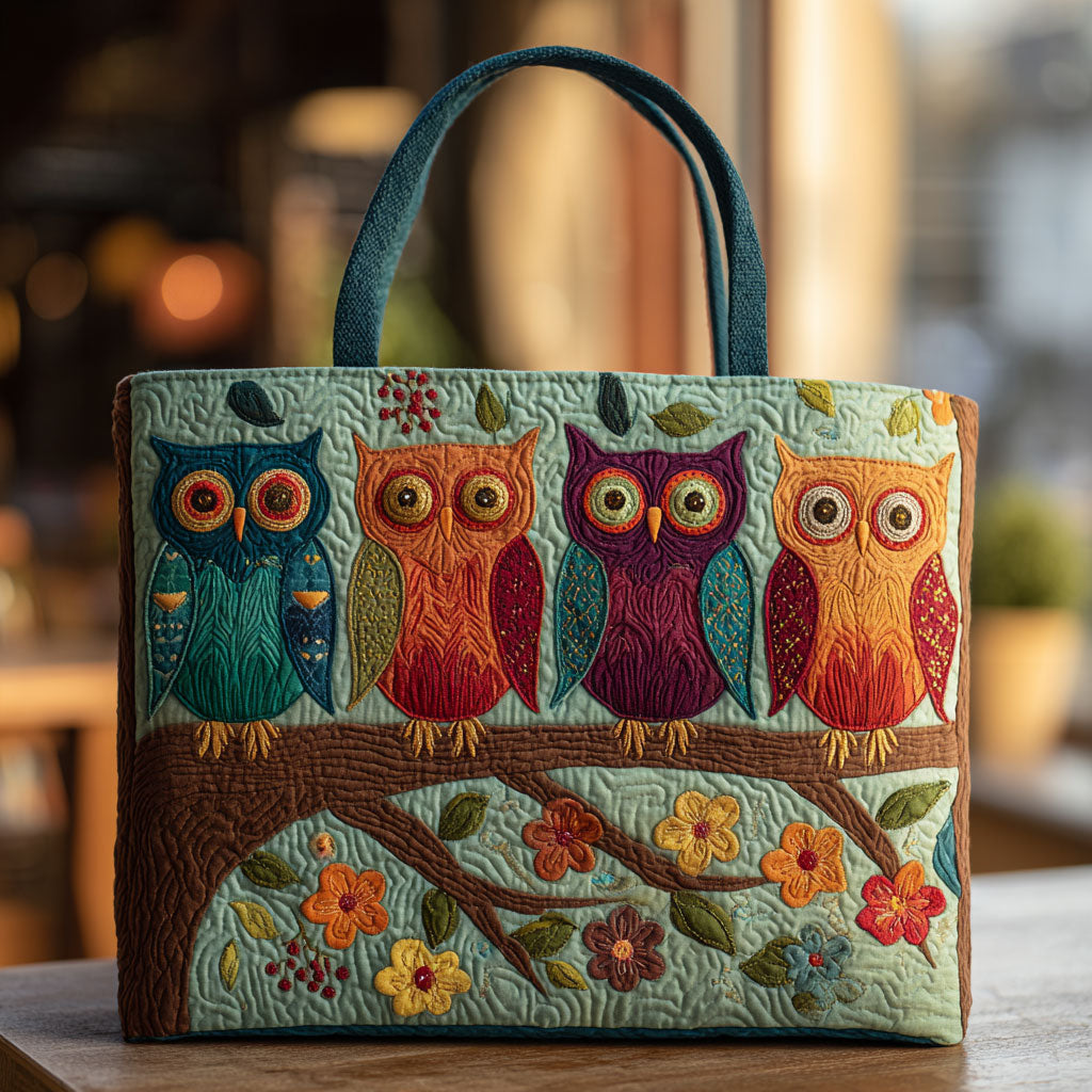Handgemachte Tasche – Eulenfreunde
