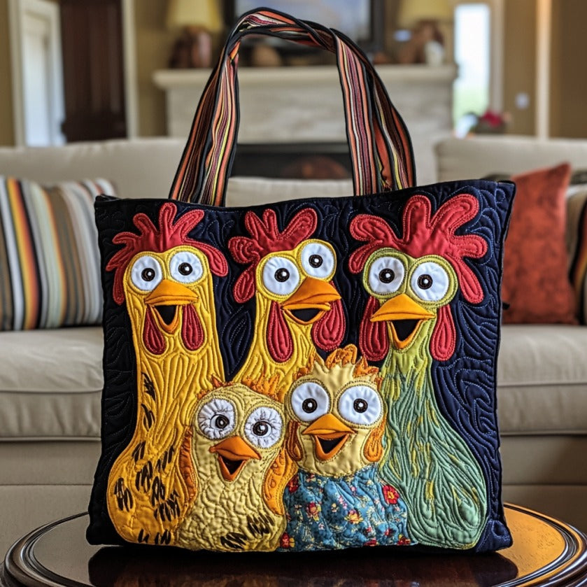 Handgemachte Tasche – Alberne Hühner