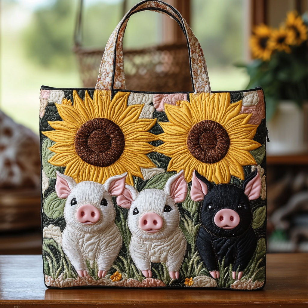 Handgemachte Tasche – Sonniger Schweinetraum