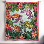 Meeresschildkröten Kunst Wandbehang