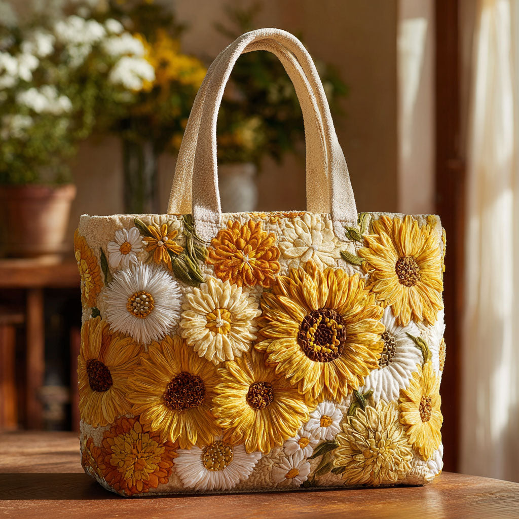 Handgemachte Tasche – Sonniger Garten
