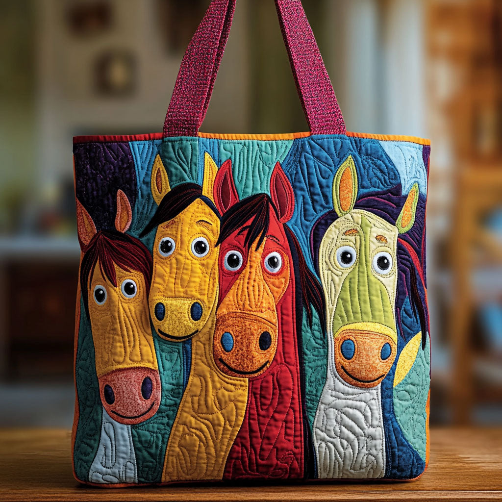Handgemachte Tasche – Munterer Galopp
