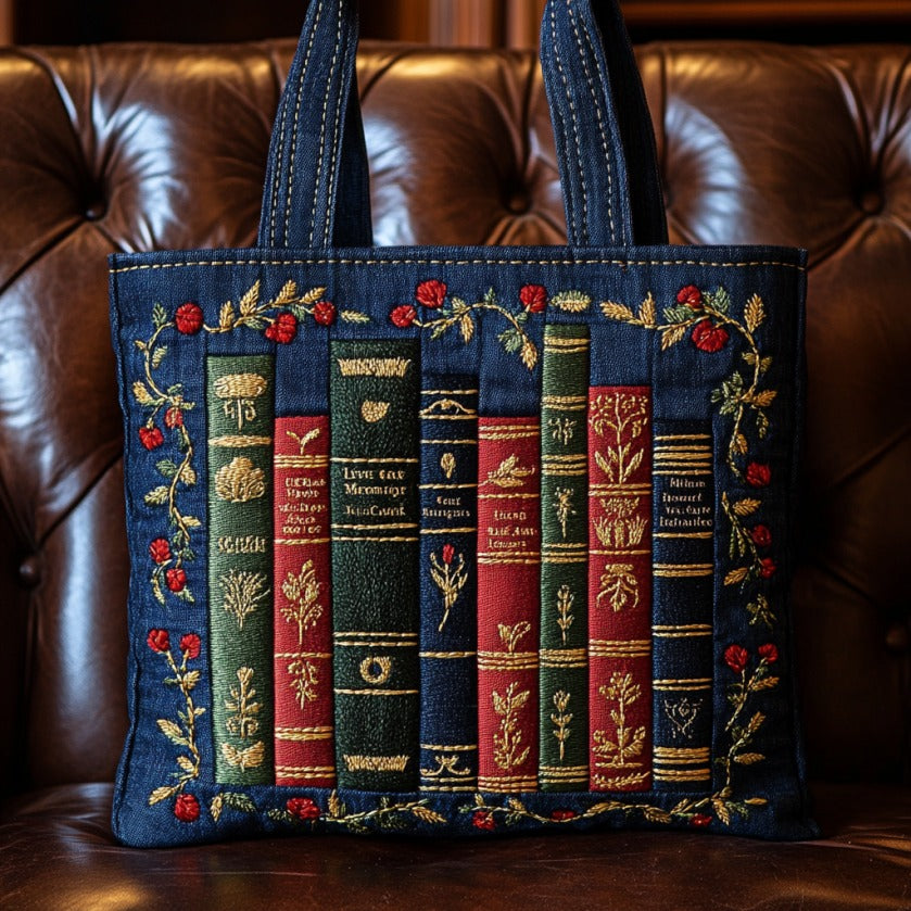 Handgemachte Tasche – Bücherliebhaber – Bunte Reihe