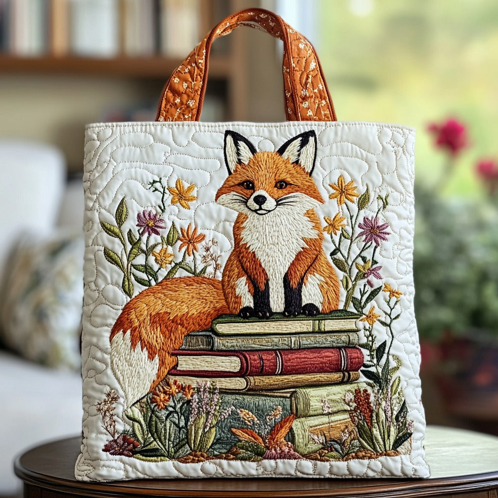 Handgemachte Tasche – Buchlesender Fuchs