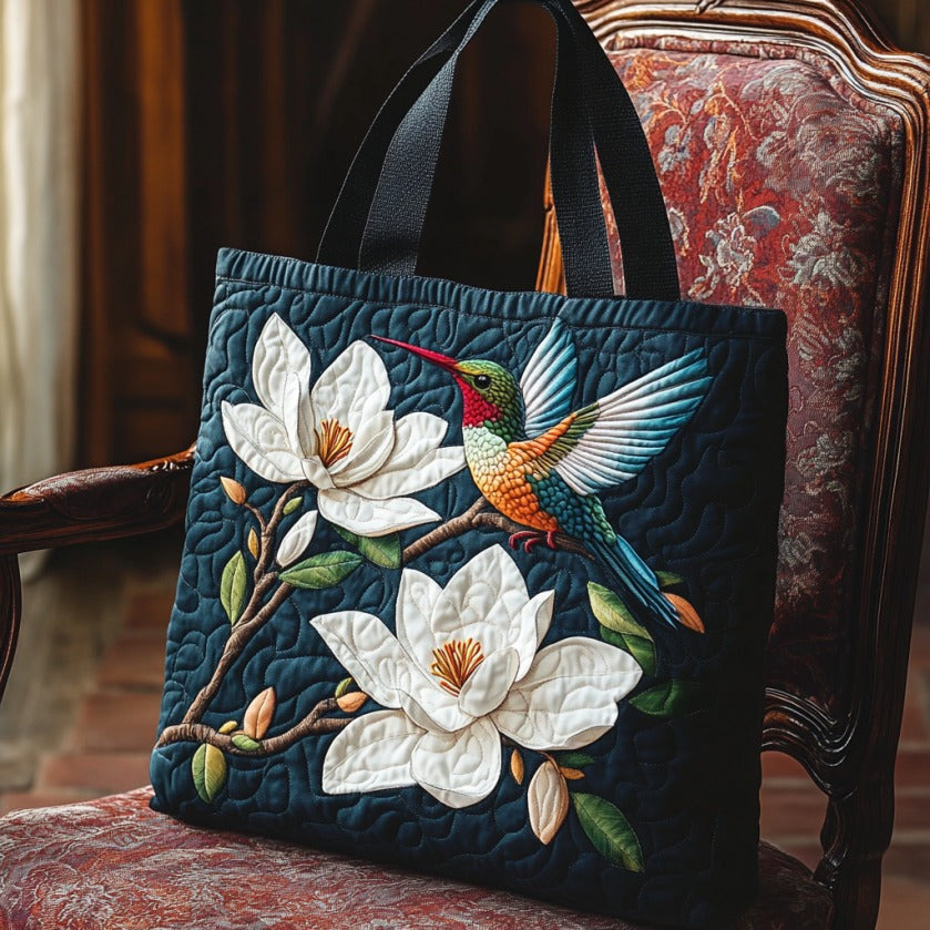 Handgemachte Tasche – Blühender Kolibri