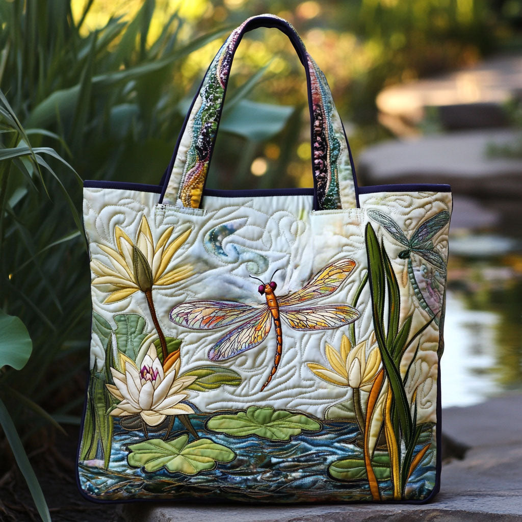 Handgemachte Tasche – Libelle in Harmonie