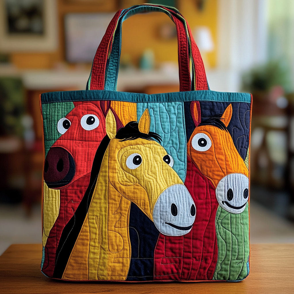 Handgemachte Tasche – Fröhliche Hufe