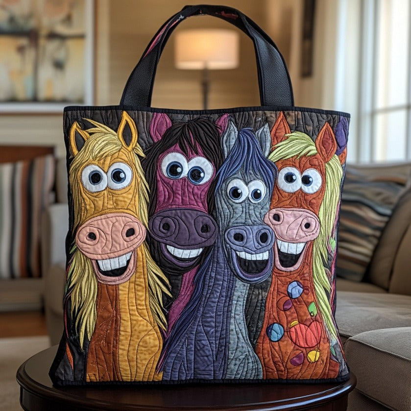 Handgemachte Tasche – Alberne Pferde