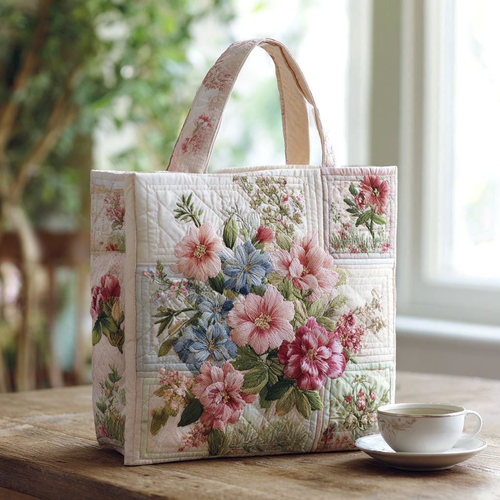 Handgemachte Tasche – Blumenzeit
