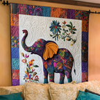Elefant Blütenfest Decke