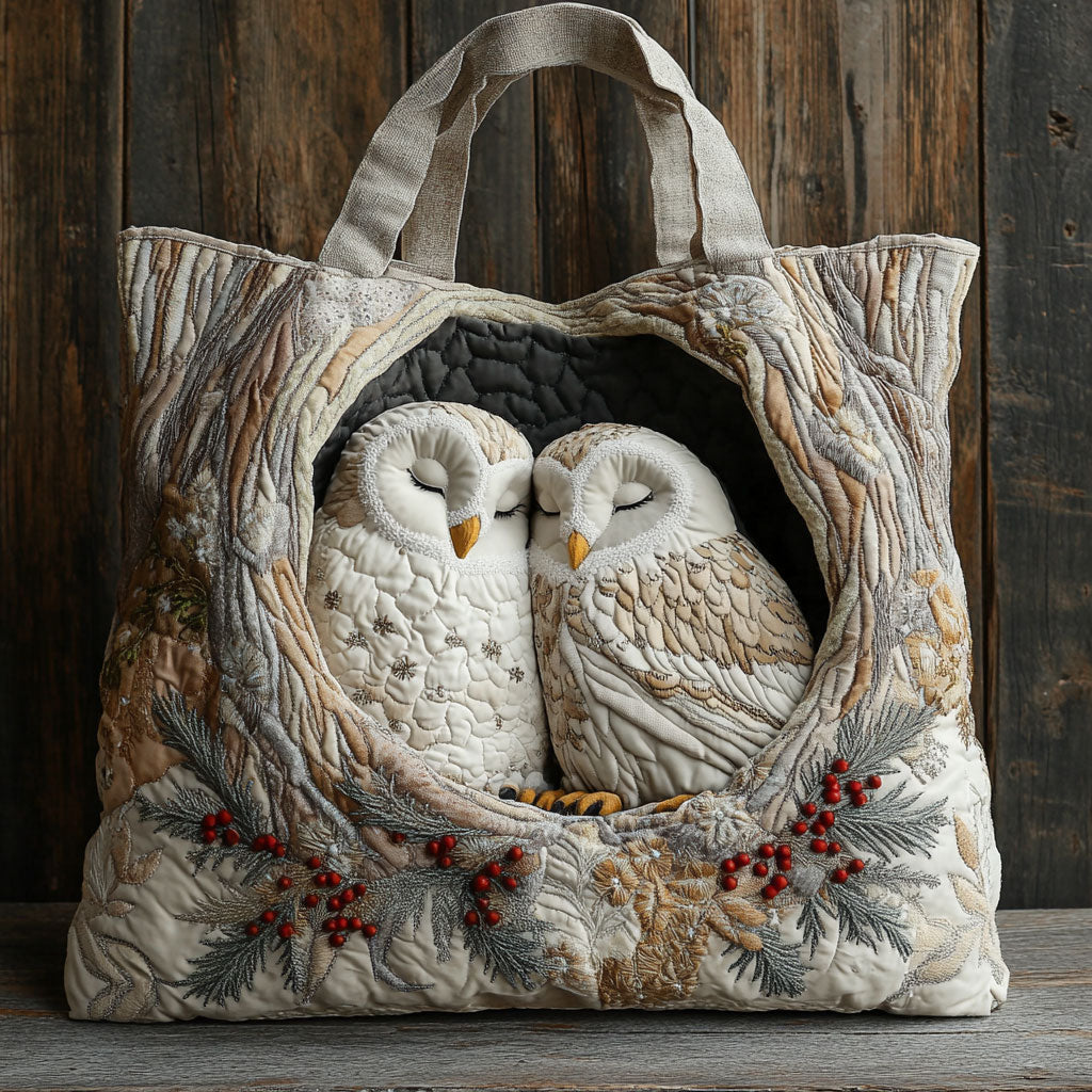 Handgemachte Tasche – Waldeulen