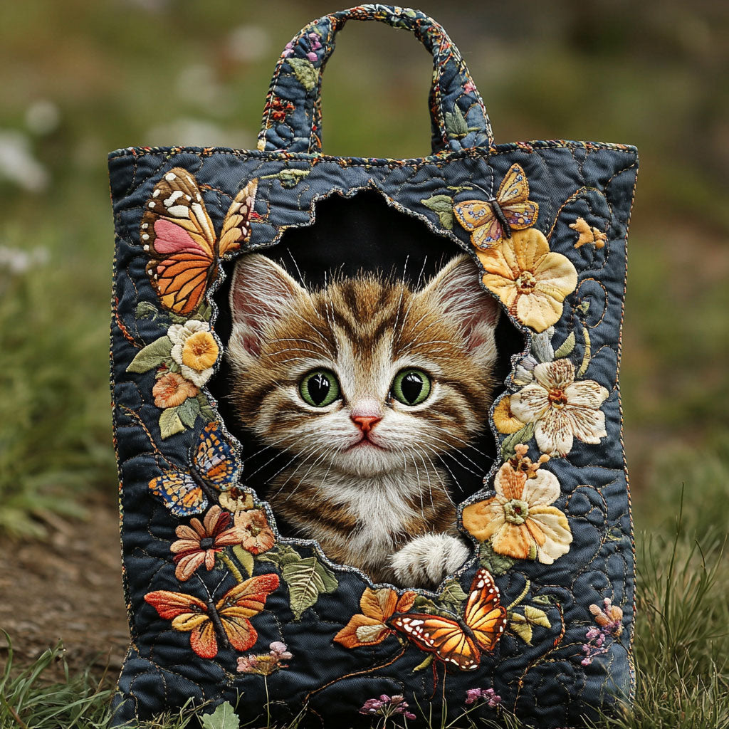 Handgemachte Tasche – Katze in die Natur