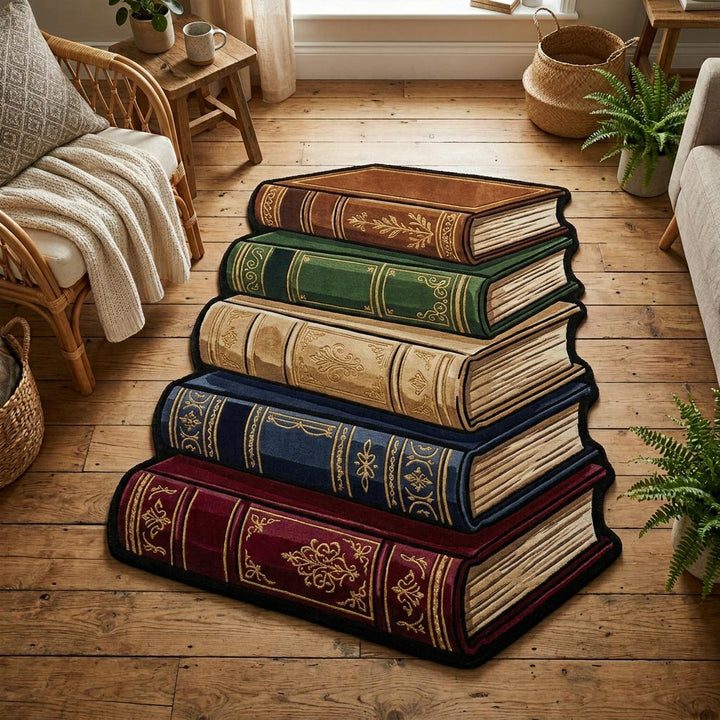 Antiker Bücherstapel Sonderform Decke