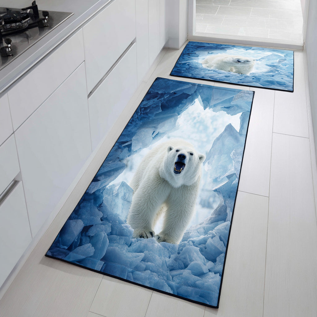 Arktischer Eisbär Wanderung Küchenläufer