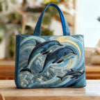 Handgemachte Tasche – Meeresdelfin