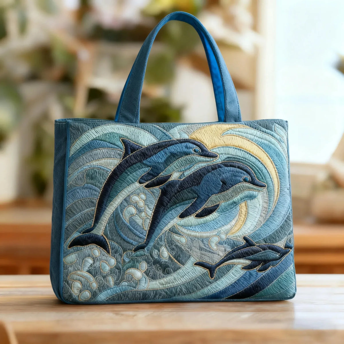 Handgemachte Tasche – Meeresdelfin