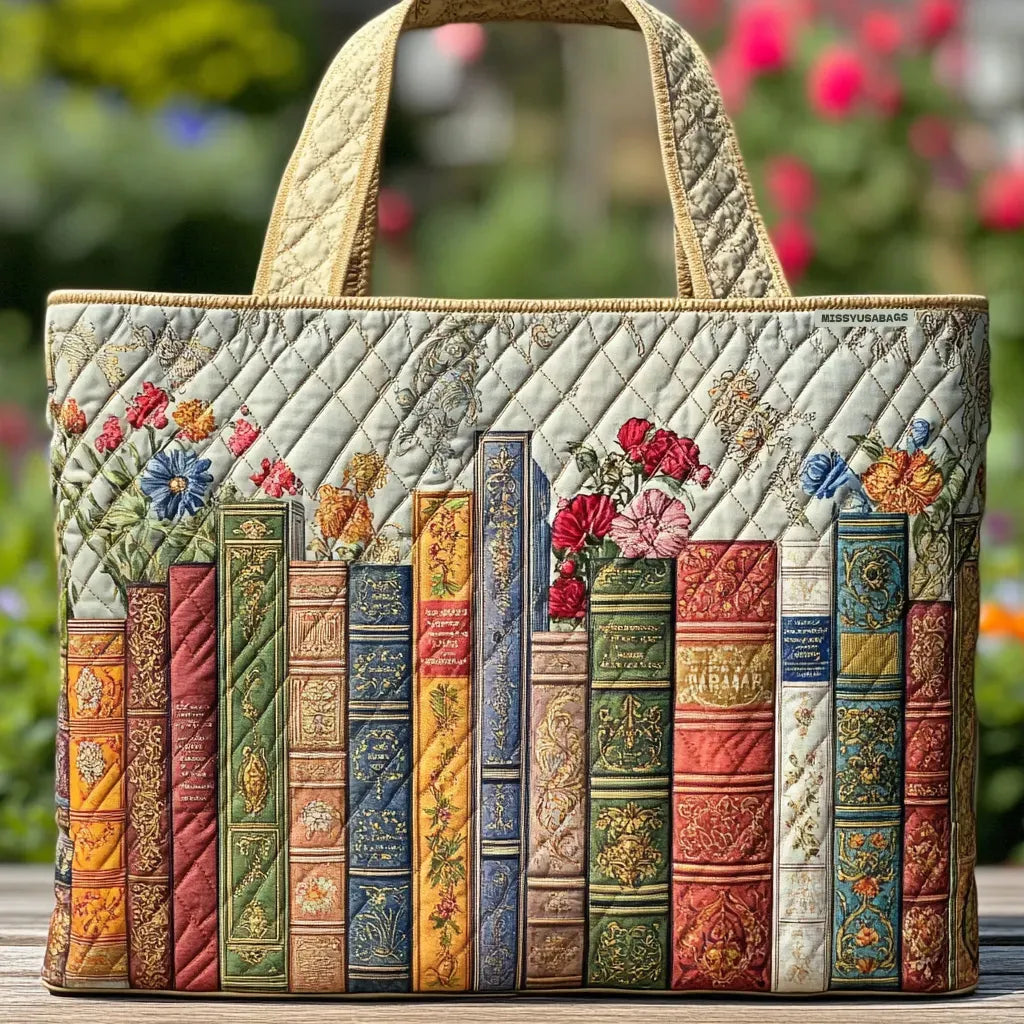 Handgemachte Tasche – Verzauberte Bibliothek