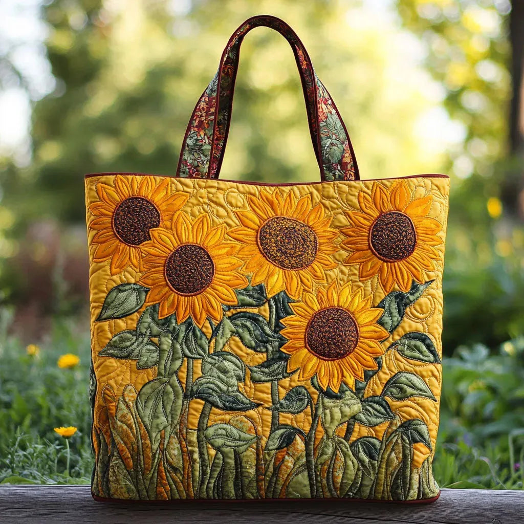 Handgemachte Tasche – Sonnenblumen