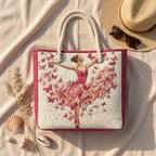 Strandtasche - Schmetterling im Tanz