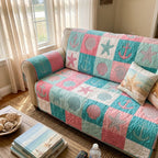 Strand Patchwork Refugium Sofaüberwurf