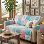 Strand Patchwork Refugium Sofaüberwurf