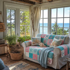 Strand Patchwork Refugium Sofaüberwurf
