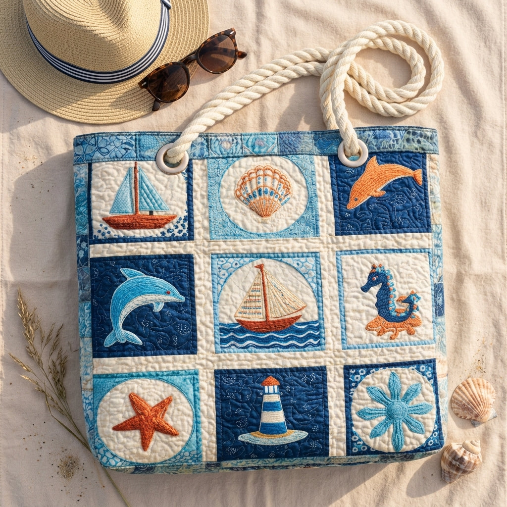 Strandtasche - Tiere des Meeres