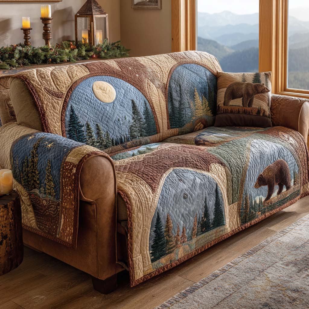 Bär Mondwald Sofaüberwurf