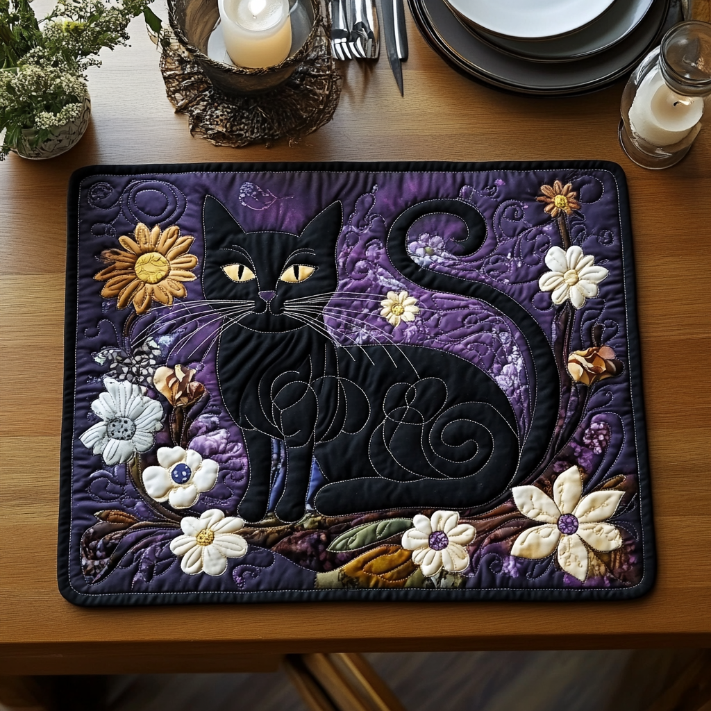 Schwarze Katzen Magie Untersetzer