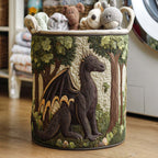 Grauer Drache Wäschekorb