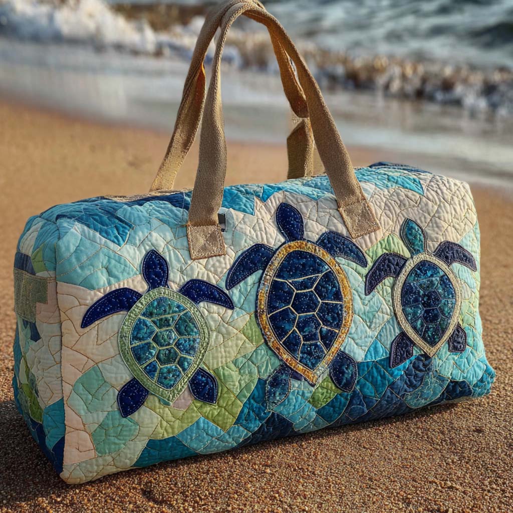 Reisetasche – Blaue Wattierung