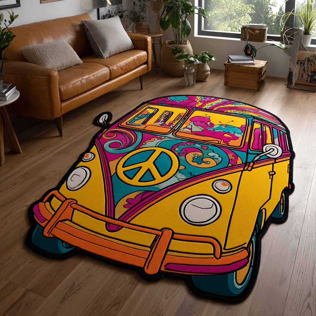 Bunter Boho Hippiebus Sonderform Decke