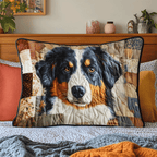 Australian Shepherd Porträt Kissenbezug
