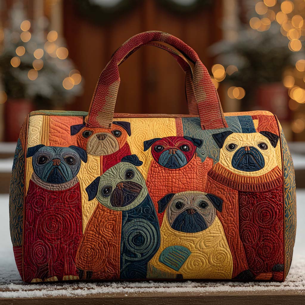 Reisetasche – Sprudelnder Mops