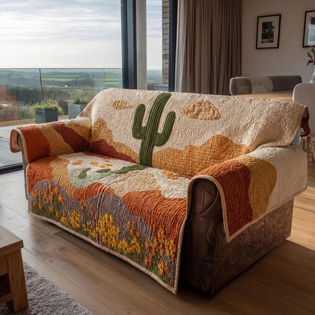 Wüsten Canyon Kaktus Sofaüberwurf