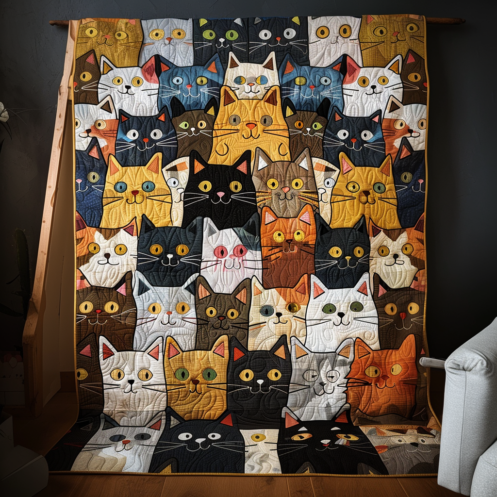 Verspielte Katzenschar Decke