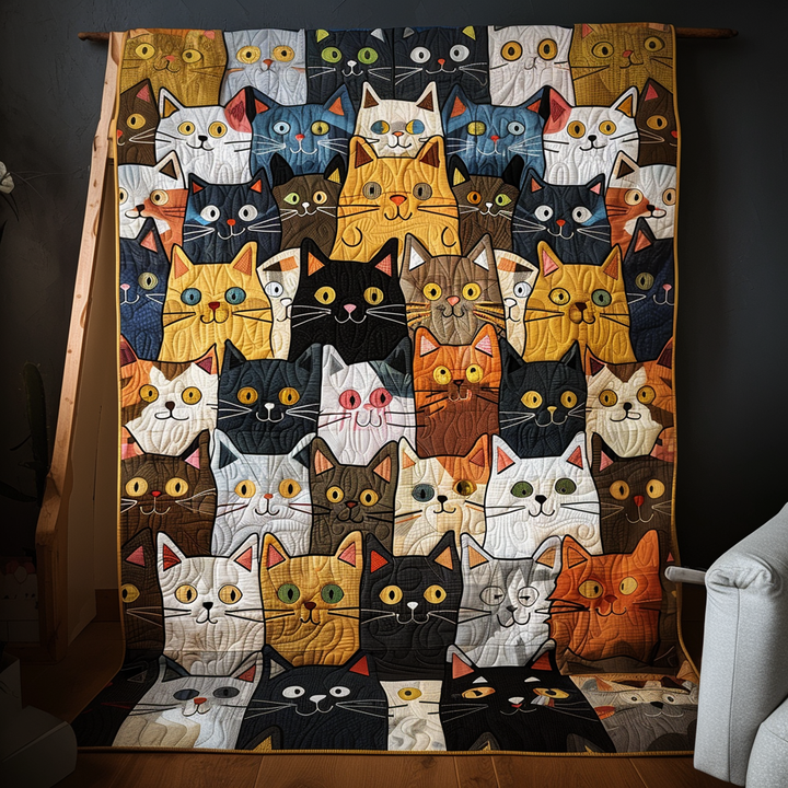 Verspielte Katzenschar Decke