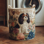 Cavalier im Blumengarten Wäschekorb