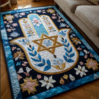 Hamsa Segensmuster Teppich