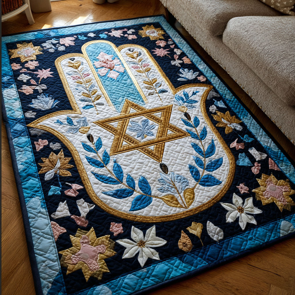Hamsa Segensmuster Teppich