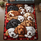Gemütliches Spaniel Schläfchen Teppich
