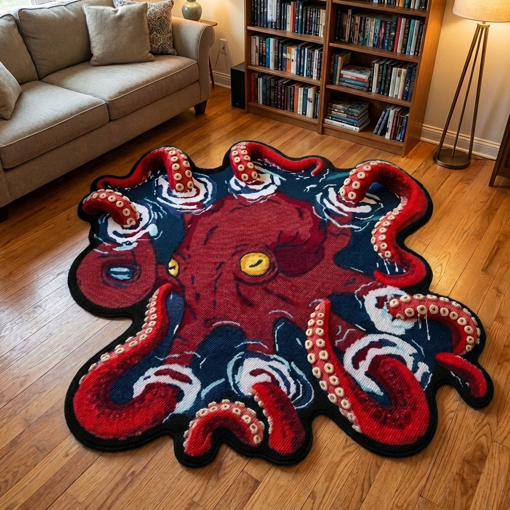 Leuchtend Rote Krake Sonderform Decke