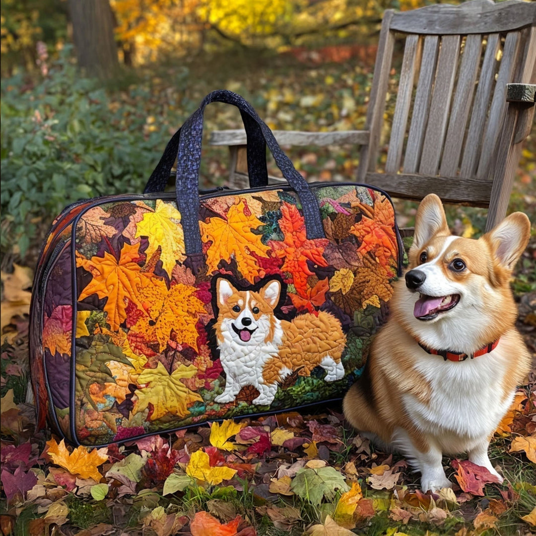 Reisetasche – Knuspriger Corgi in der Brise