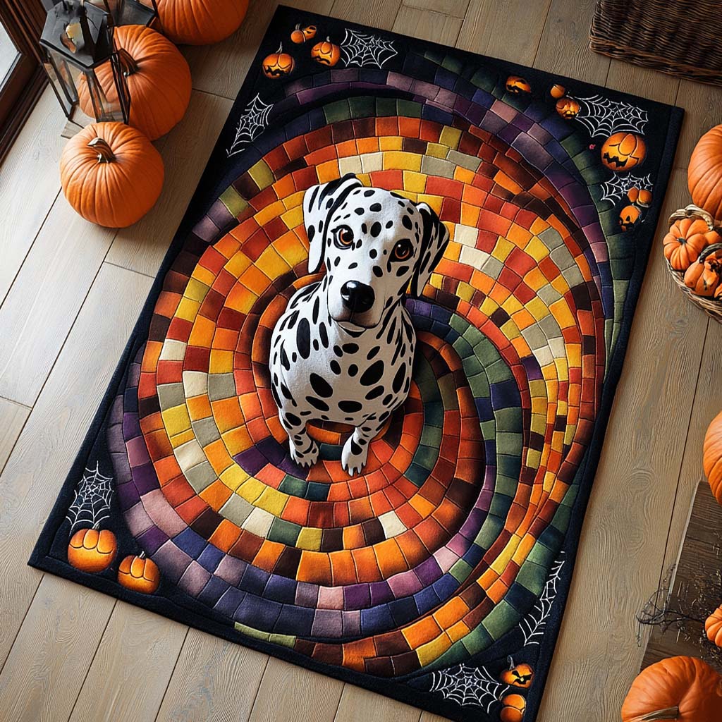 Dalmatiner Kürbisspirale Teppich