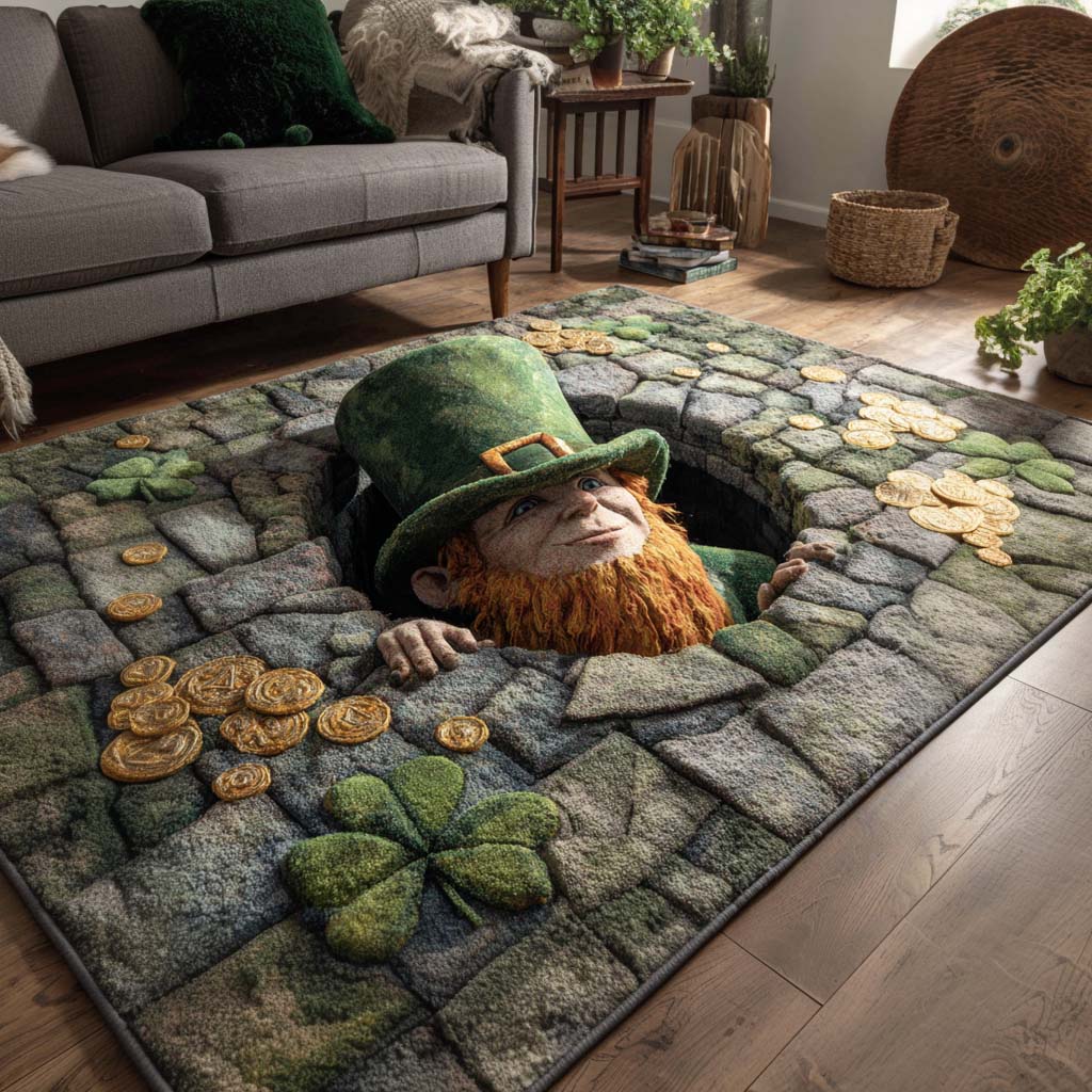 Tiefes Höhlenglück Kobold Teppich