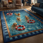 Tiefer Golden Retriever Pool Teppich